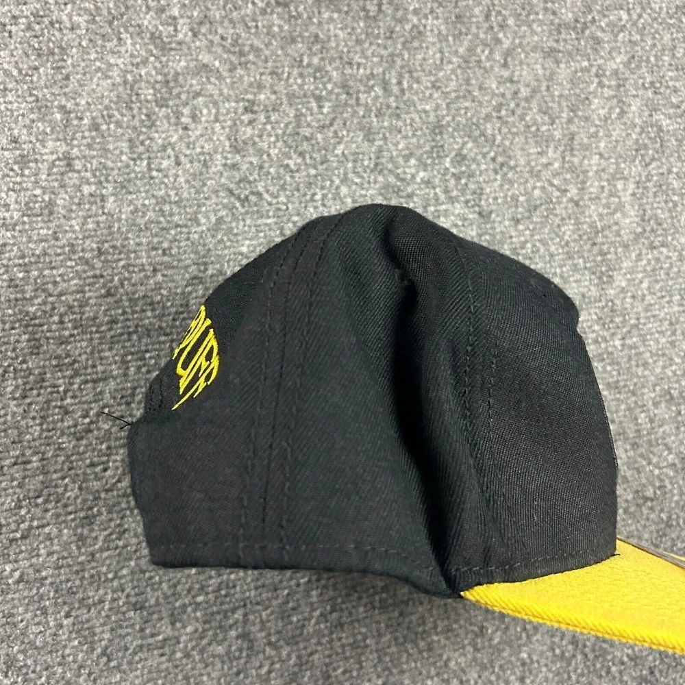 Harry Potter Hufflepuff Cap Hat OSFA Black Yellow Adults‎ Snapback Acrylic Wool